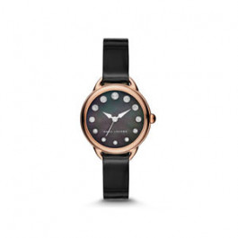 Bracelet de montre Marc by Marc Jacobs MJ1513 Cuir Noir 10-12mm